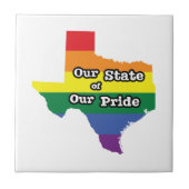 Onze staat van onze trots | Texas Tegeltje (Voorkant)