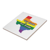 Onze staat van onze trots | Texas Tegeltje (Zijkant)