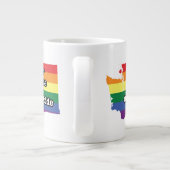 Onze staat van onze trots | Washington Grote Koffiekop (Achterkant)