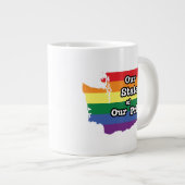 Onze staat van onze trots | Washington Grote Koffiekop (Voorkant rechts)