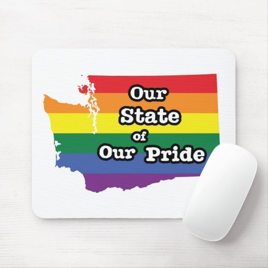 Onze staat van onze trots | Washington Muismat (Met muis)