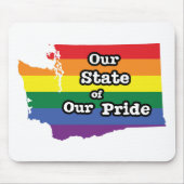 Onze staat van onze trots | Washington Muismat (Voorkant)