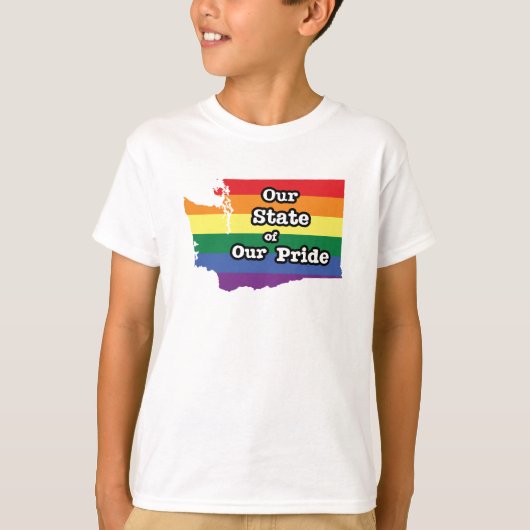 Onze staat van onze trots | Washington T-shirt (Voorkant)