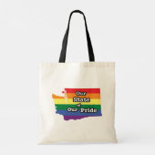 Onze staat van onze trots | Washington Tote Bag (Achterkant)