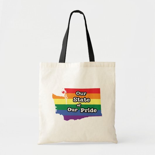 Onze staat van onze trots | Washington Tote Bag (Voorkant)