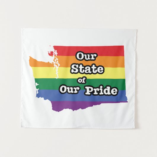 Onze staat van onze trots | Washington Wandkleed (Voorkant (horizontaal))