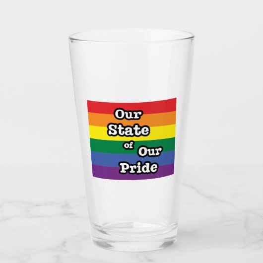 Onze staat van onze trots | Wyoming Glas (Voorkant)