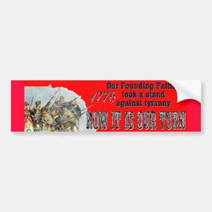 Onze stichtende vaders tegen tirannie bumpersticker