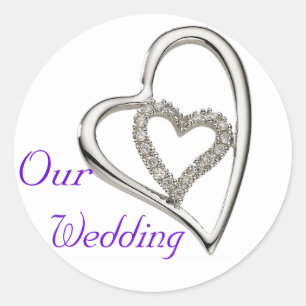 Onze Stickers van de envelop van de bruiloft