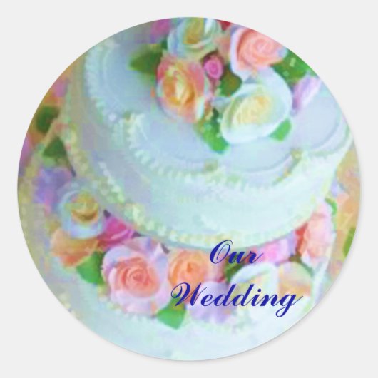 Onze Stickers van de Envelope van de Wedding (Voorkant)