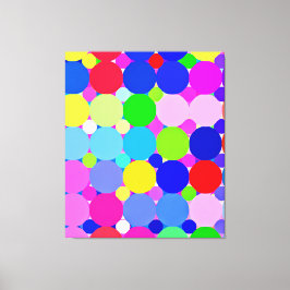 Onze stijlvolle, kleurrijke patroonkunst verkennen canvas afdruk