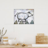 Onze Stoic Pig Poster Wall Art (Keuken)