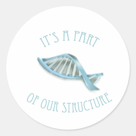 Onze structuur ronde sticker (Voorkant)