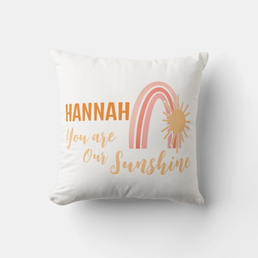 Onze Sunshine Boho Rainbow Kussen (Voorkant)