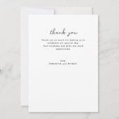 Onze Sunshine Modern Foto Baby shower Bedankkaart (Achterkant)