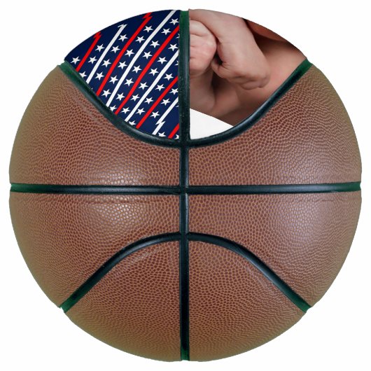 Onze superster rood, wit en blauw basketbal (Rechts)