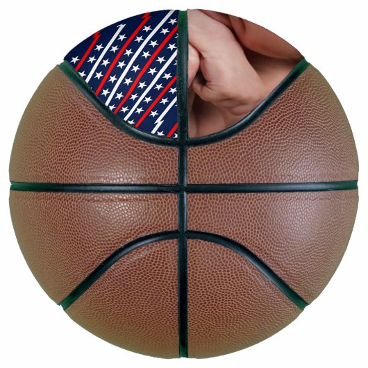 Onze superster rood, wit en blauw basketbal (Rechts)