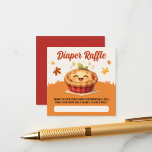 Onze Sweet Little Cutie Pie Herfst Baby shower Informatiekaartje