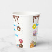 Onze Sweet One" Donut Verjaardagsfeestje Papieren Bekers (Rechts)