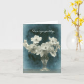 Onze sympathie: Dogwood Blossoms (foto binnen ook) Kaart (Gele Bloem)