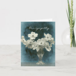 Onze sympathie: Dogwood Blossoms (foto binnen ook) Kaart
