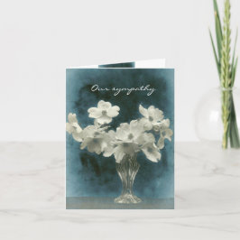 Onze sympathie: Dogwood Blossoms Groot en Klein Kaart