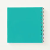 "Onze Taal" Teal Notitieboek (Achterkant)