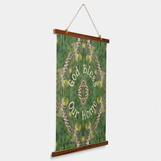Onze thuis gedroogd zwaard Abstract Hangend Wandkleed (Gebogen)