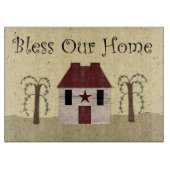 Onze thuisbasis snijplank (Voorkant)