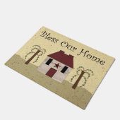 Onze thuisdeur is leeg deurmat (Schuin)