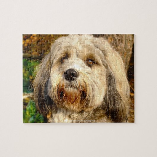 Onze Tibetaanse Terrier Our Family Pet Legpuzzel (Horizontaal)