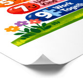 Onze Tien Klaswaarden – 12×18 Liggend Poster (Hoek)