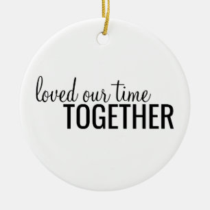 Onze Tijd Samen Geliefd 2021 Gepersonaliseerd Keramisch Ornament
