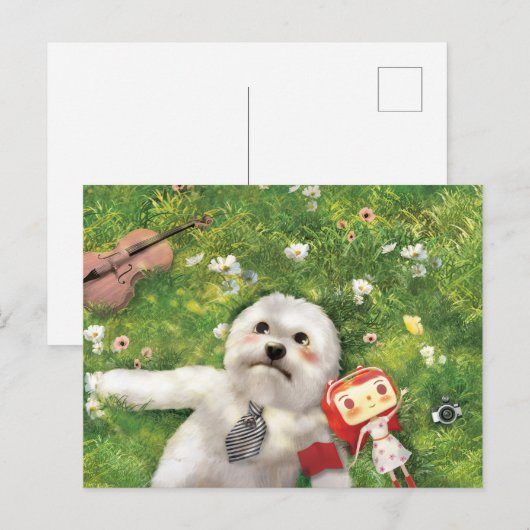 Onze Tijden Aankondigingskaart (Voorkant / Achterkant)