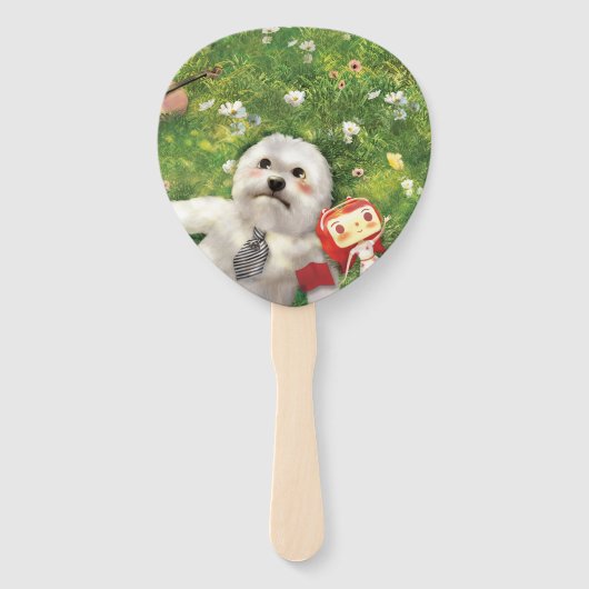 Onze Tijden Handwaaier (Achterkant)