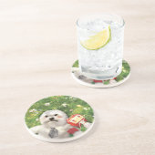 Onze Tijden Zandsteen Onderzetter (Zijkant)