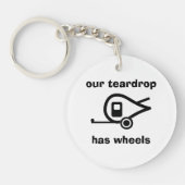 onze trappen hebben wielen sleutelhanger (Voorkant)