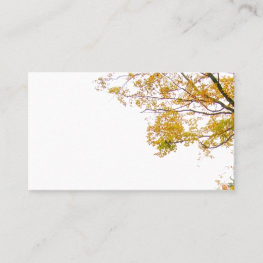 Onze Tree Herfst thema bruiloft blanco plaats kaar Plaatskaartje (Voorkant)