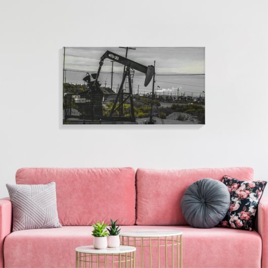 Onze trieste toekomst canvas afdruk (Insitu (Woonkamer))