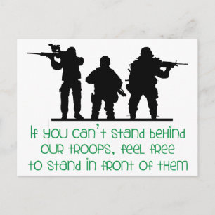 Onze troepen briefkaart