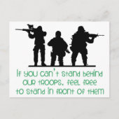 Onze troepen briefkaart (Voorkant)