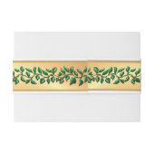 Onze Trouwdag Bliss Belly Band Uitnodigingen Wikkel (Achterkant Voorbeeld)