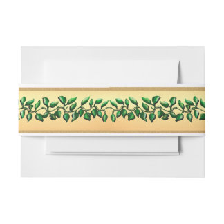 Onze Trouwdag Bliss Belly Band Uitnodigingen Wikkel