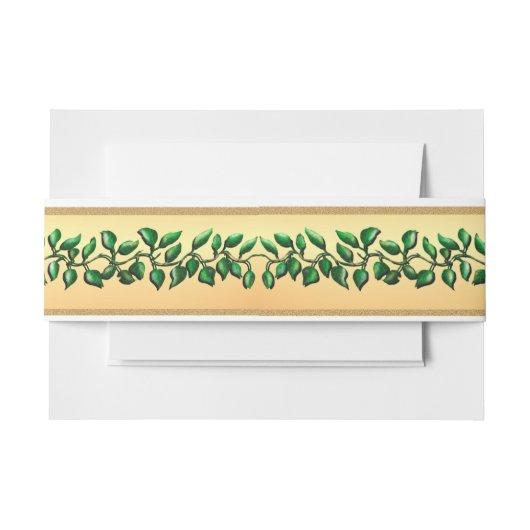 Onze Trouwdag Bliss Belly Band Uitnodigingen Wikkel (Voorkant Voorbeeld)