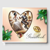 Onze Trouwdag Bliss Elegant Gastenboek (Voorkant)