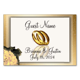 Onze trouwdag Bliss Elegant Place Card Kaart