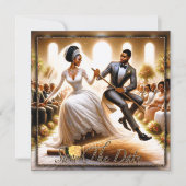 Onze Trouwdag Bliss Elegant Save The Date Kaart (Voorkant)