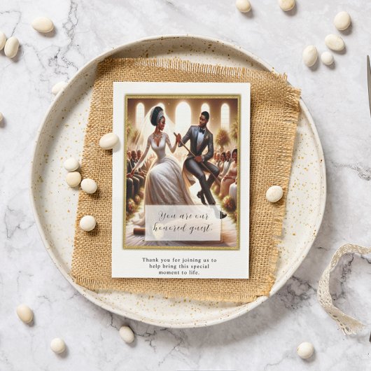 Onze Trouwdag Bliss Floral Elegant Bruiloft Menu