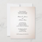 Onze trouwdag - Bride & Groom met Monogram Kaart (Achterkant)