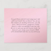 Onze Trouwdag Foto Collage Trouw UITNODIGING (Achterkant)